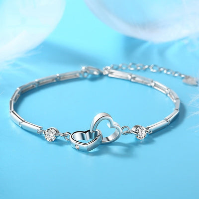 Soul Sister Heart Bracelet - Cherish Your Bond - [100K+ Sold] - [shop_https://lux.calmkingdom.co/